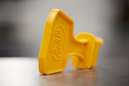 A Plastic Components Inc. part showing uniform wall thickness and generous radii