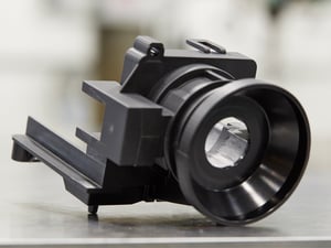 A close-up photo showing the superior quality of parts manufactured by Plastic Components, Inc.